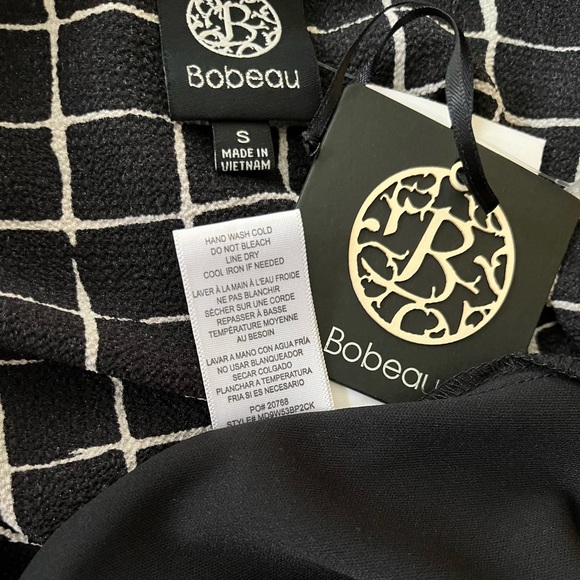 Bobeau Black and White A Line Dress, Size S, New with tag - Picture 5 of 5